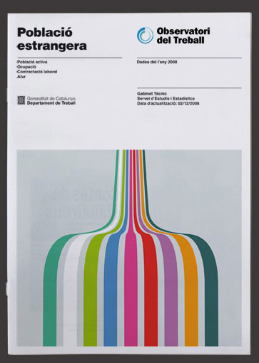 Graphic Design for Observatori del Treball by Hey Studio