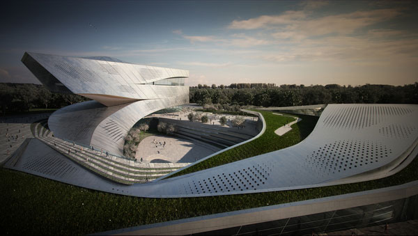 Dalian Library - Competition Design Proposal by 10 DESIGN