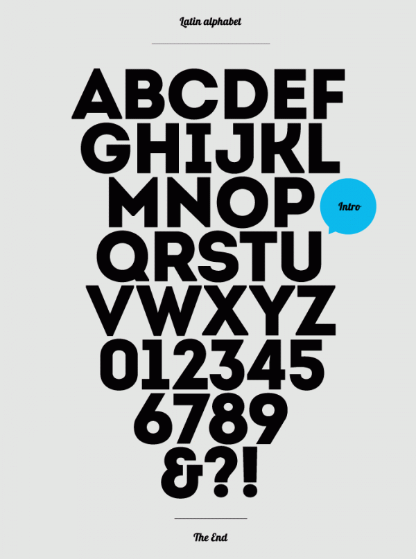 Intro Free Font by Fontfabric