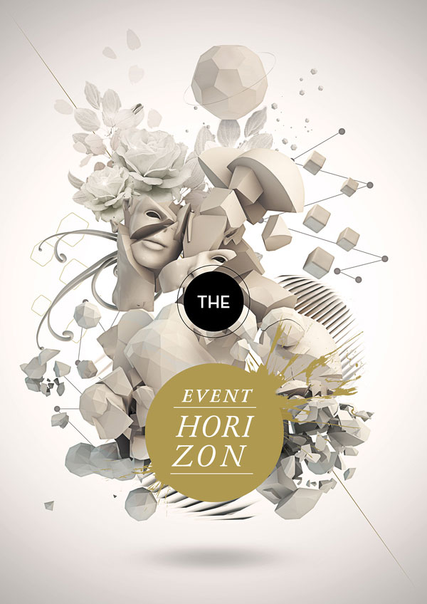 The Event Horizon - Digital Art by Giampaolo Miraglia