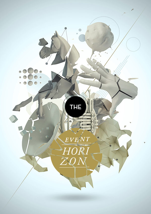 The Event Horizon - Digital Art by Giampaolo Miraglia