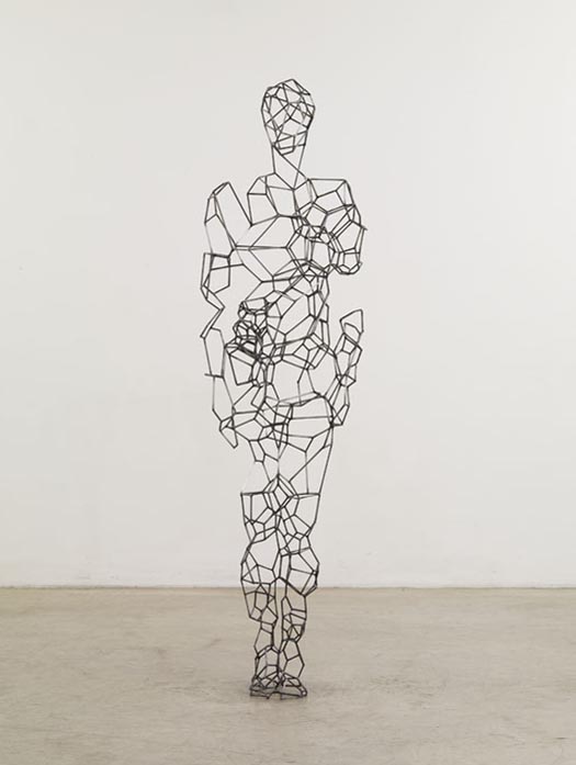 Art Sculpture of Geometric Human Body Shapes by Antony Gormley