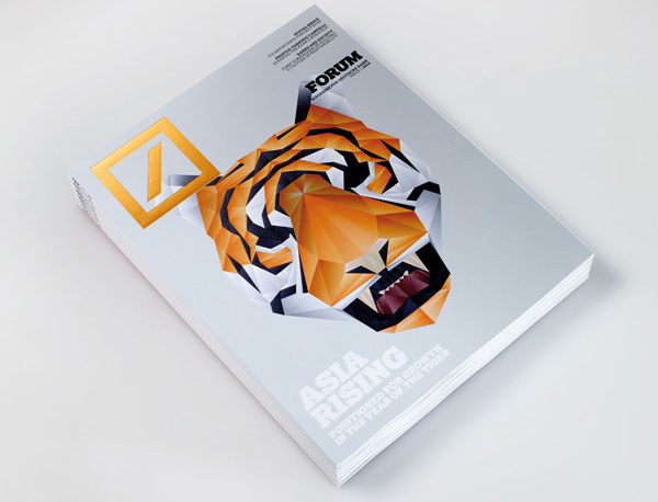 Forum - Deutsche Bank’s Inhouse Magazine - Cover Design by Studio 2br
