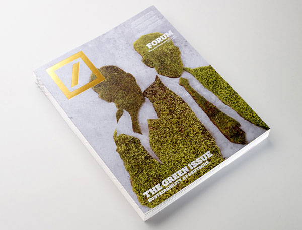 Forum - Deutsche Bank’s Inhouse Magazine - Cover Design by Studio 2br