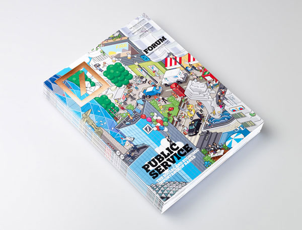 Forum - Deutsche Bank’s Inhouse Magazine - Design by Studio 2br