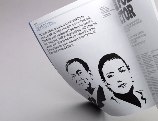 Forum - Deutsche Bank’s Inhouse Magazine - Editorial Design by Studio 2br