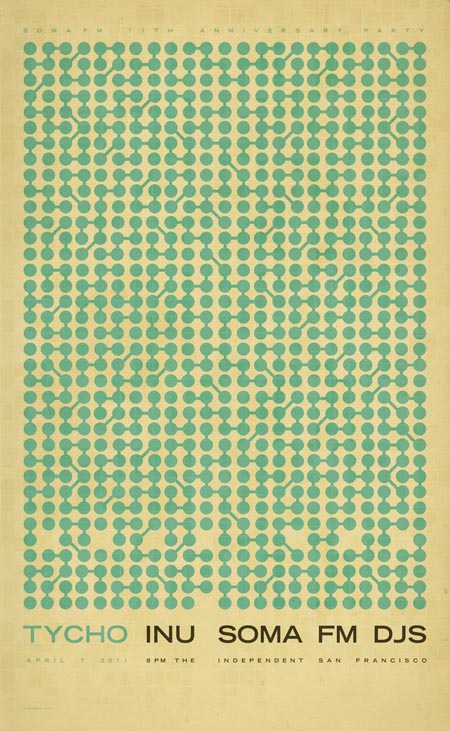 ISO50 Tycho Gig Poster Design