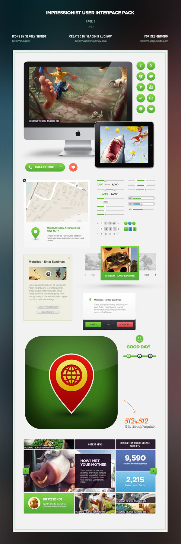 Impressionist User Interface Pack Page 3