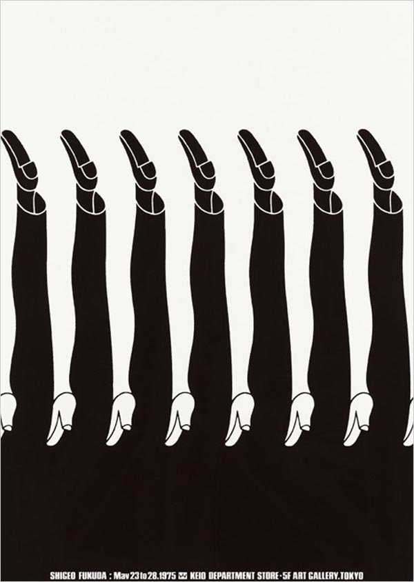 Kazumasa Nagai - Legs Black and White Poster Design