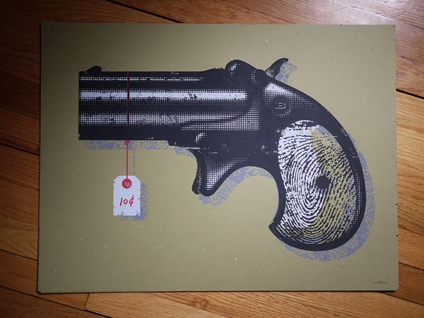 The Black Keys Poster Project - 10 Cent Pistol - designed by Matt Stevens