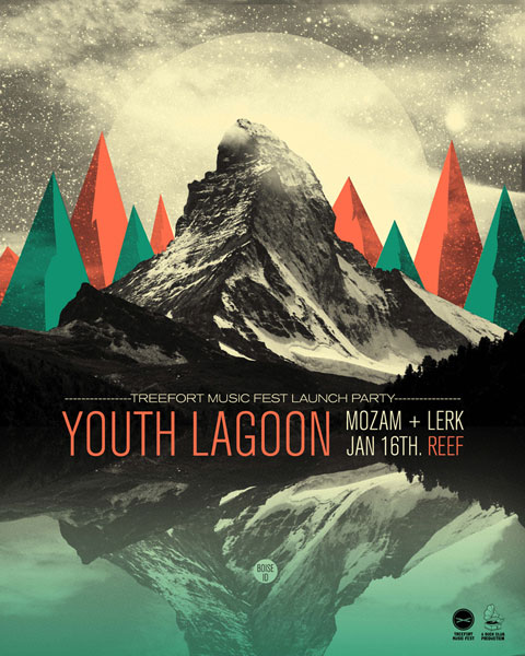 Youth Lagoon - Gig Poster Design by James Lloyd