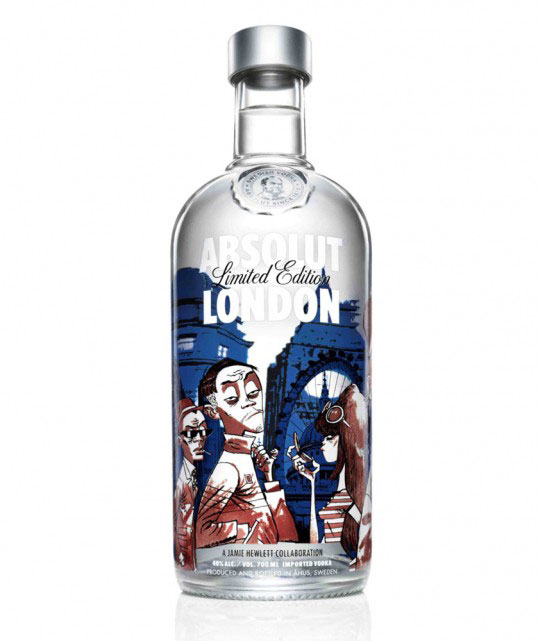 absolut london - package design
