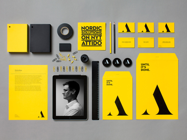 Attido - Yellow Visual Identity by Bond