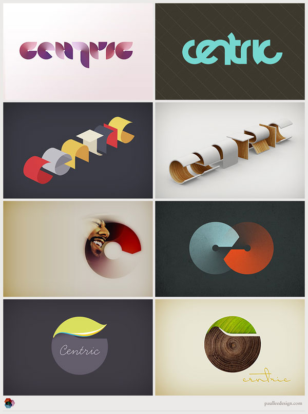 Logo Designs by Paul Lee for Centric Identity