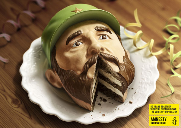 Creative advertising campaign for Amnesty International