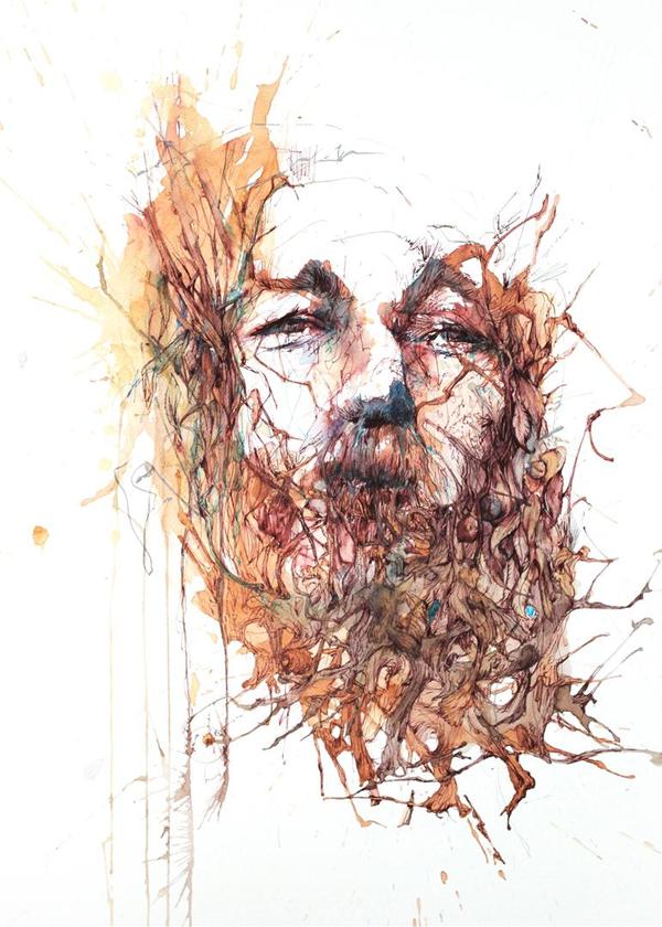 Portrait Painting by Carne Griffiths