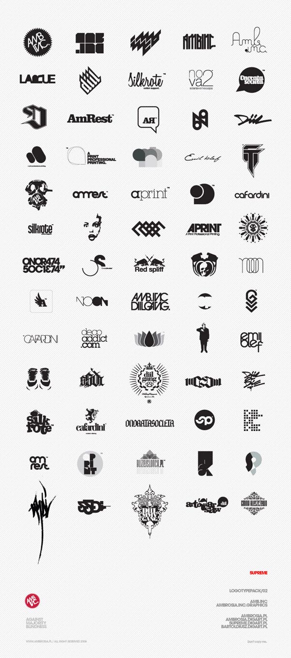 logo design pack inspiration - graphic design by 5upreme