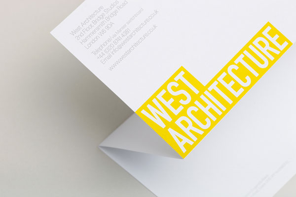 West Architecture - Brochure Design by Morse Studio