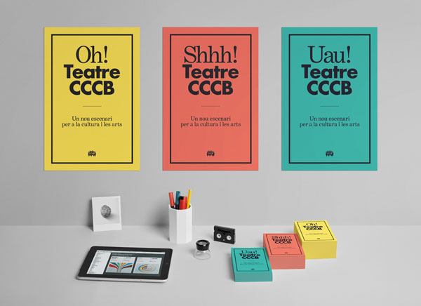 CCCB Theatre - Colorful Communication Design by Hey Studio
