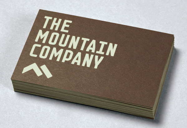 The Mountain Company - Business Cards by Luke Woodhouse
