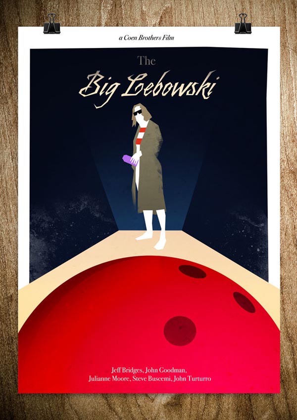 Big Lebowski - Film Poster Illustration by Rocco Malatesta