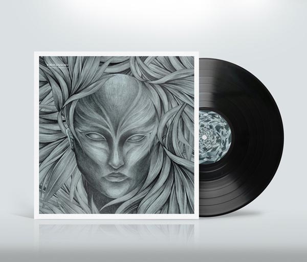 Dark Illustration Design for Record Cover by Fredrik Melby