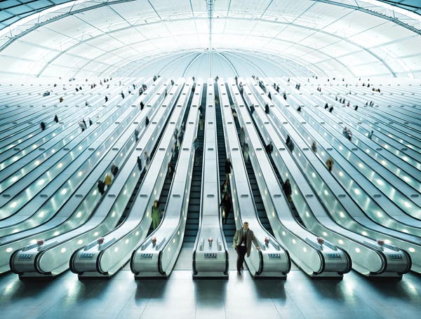 Escalators - Epic Photography by Christian Stoll