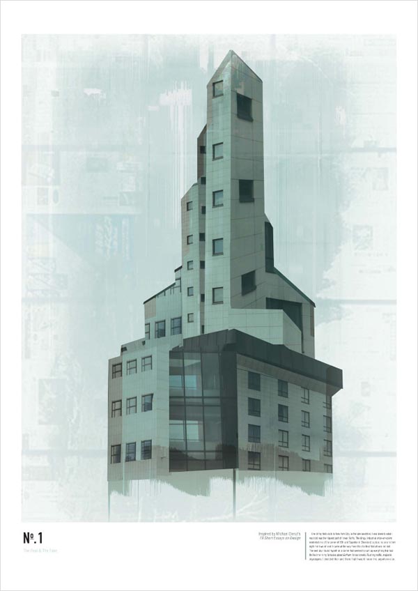 Architectural Poster Illustration by Ian Walsh Design