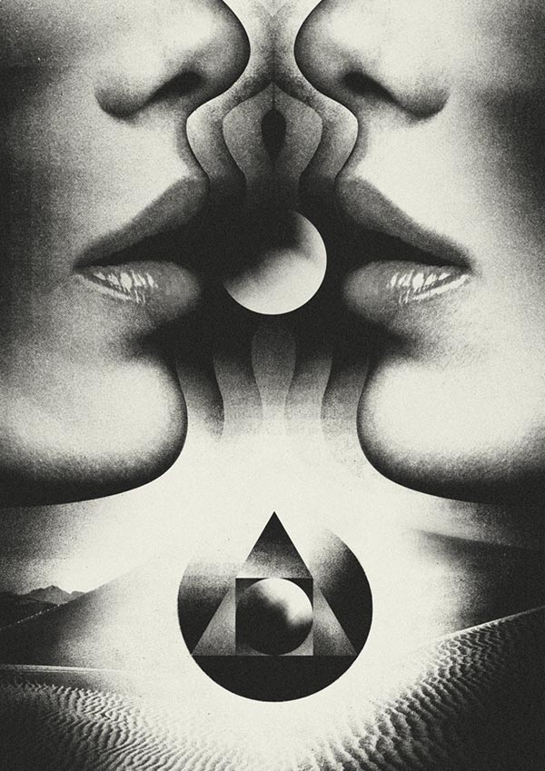 Black and White - Mysterious Graphic Art by Sam Chirnside