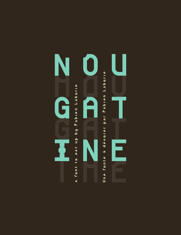 Nougatine - A Free Font by Fabien Laborie
