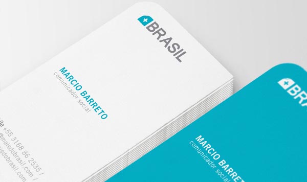 + BRASIL - Corporate Identity - Business Card Design by Mahebo