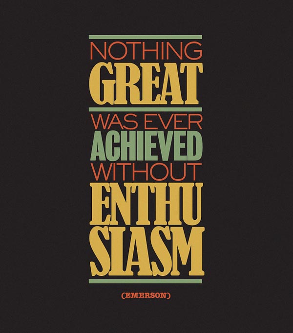 Quotes - Typographic Poster Series by POGO