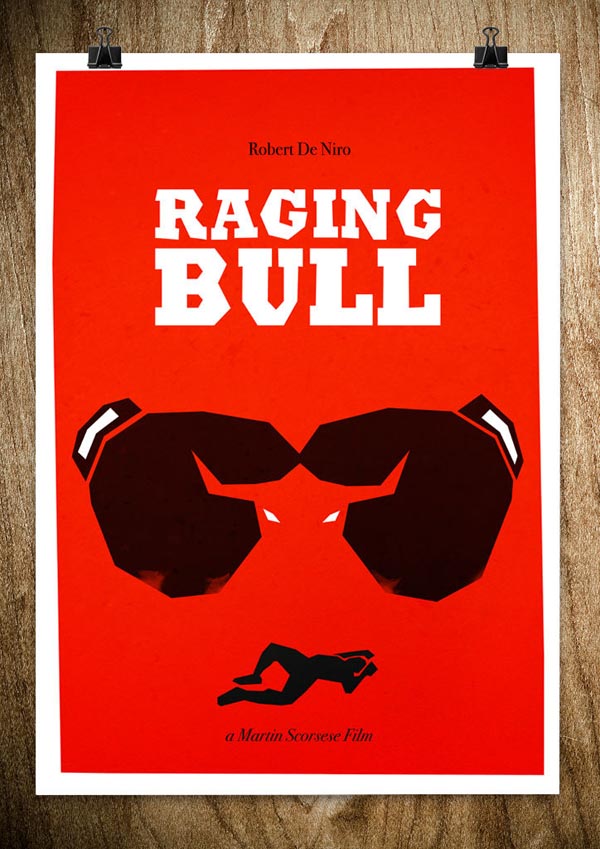 Raging Bull - Movie Poster Illustration by Rocco Malatesta