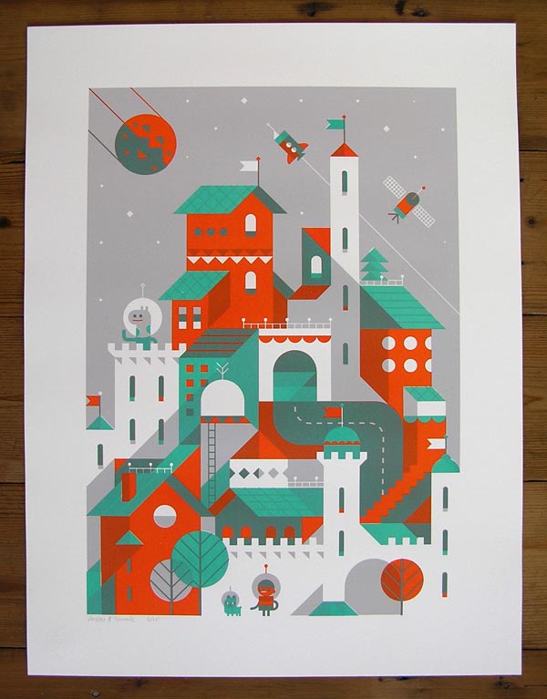 Screenprint Illustration by Loulou and Tummie