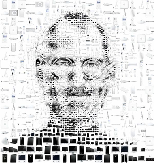 Steve Jobs Portrait by Charis Tsevis