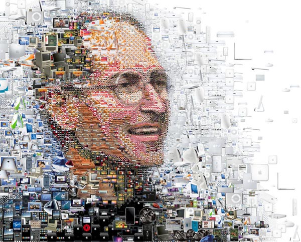 Steve Jobs Portraits by Charis Tsevis