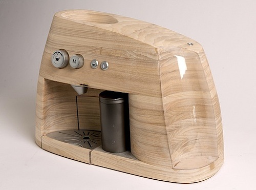 Outstanding Product Design - Wooden Espresso Machine from Norway