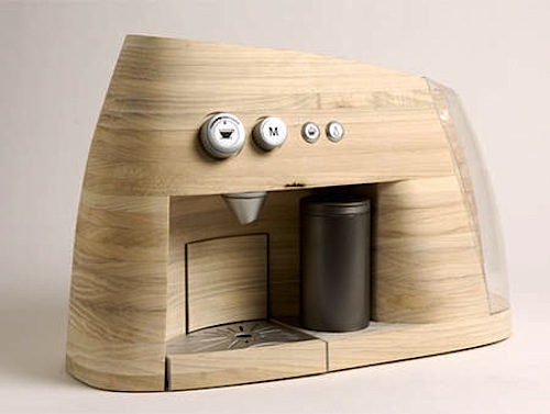 Wooden Espresso Machine - Outstanding Product Design from Norway