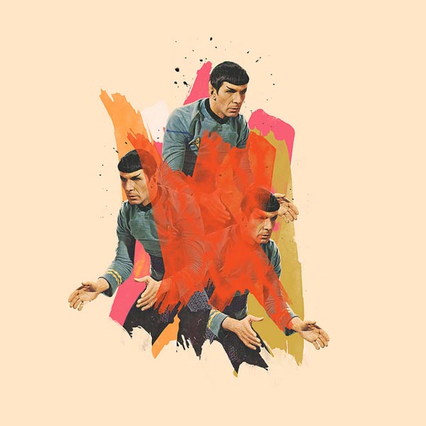 Spock - Star Treck - Artwork by Arian Behzadi