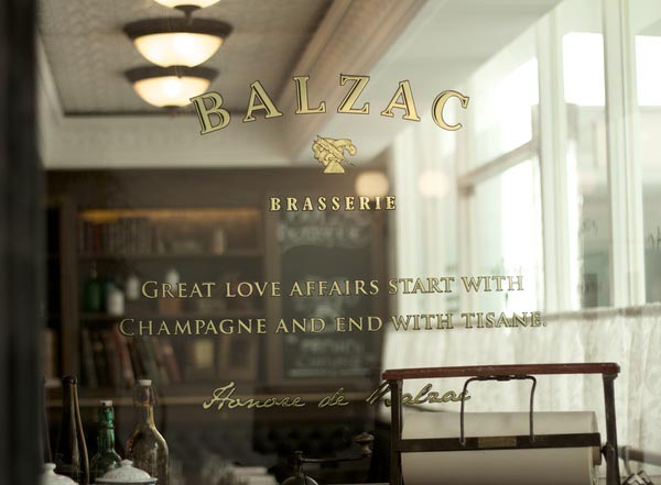 Balzac Brasserie - Identity Design by Bravo Company
