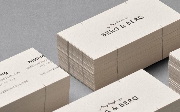 Berg & Berg Idenitity - Business Cards - Design by Heydays