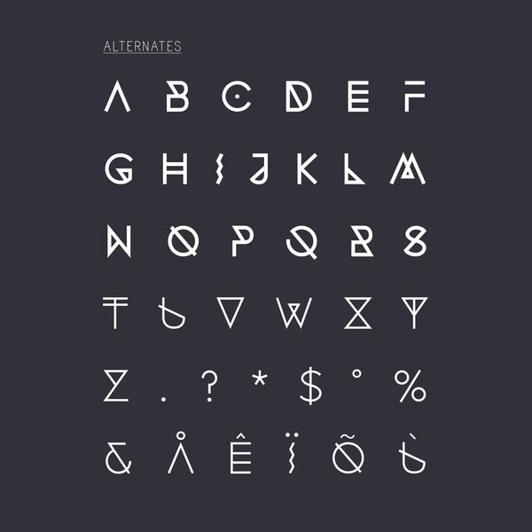 Fonecian Typeface by Rosalind Stoughton