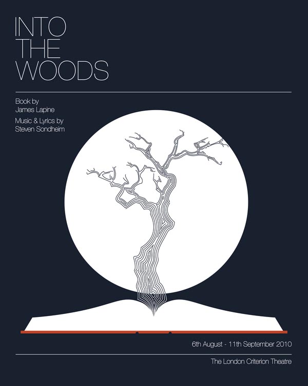 Into The Woods - Theater Poster Design by Nick Blair