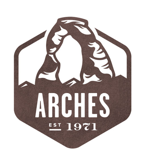 Arches - National Park Stamp Icon