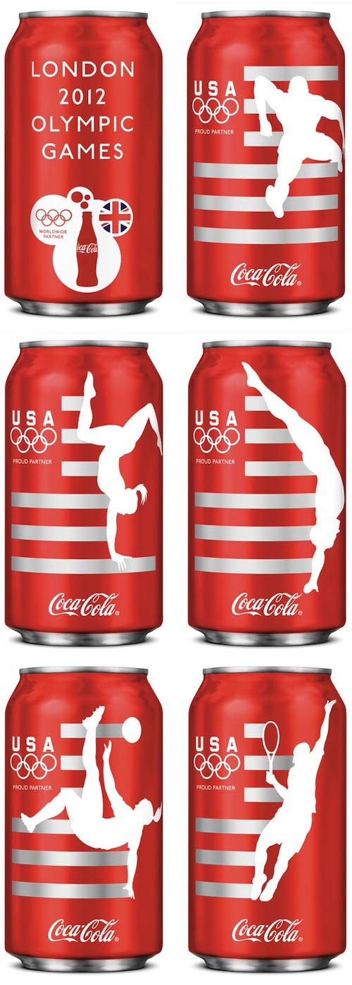 Coca Cola - Limited Edition London Olympic Cans For Team USA