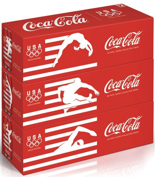 Coca Cola - Limited Edition London Olympic Packaging For Team USA