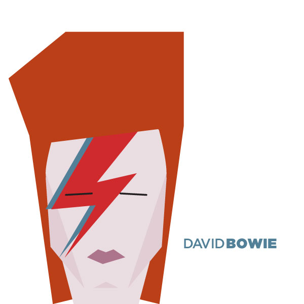 David Bowie - Portrait Illustration by Jag Nagra