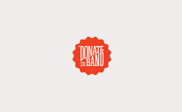 Donate to Band - Brand Identity  by Agency Higher - Logo
