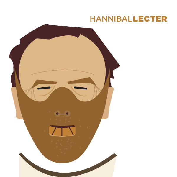 Hannibal Lecter - Portrait Illustration by Jag Nagra