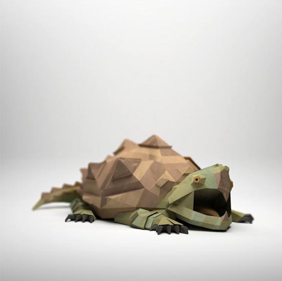 3D Animal Paper Sculpture - Jeremy Kool